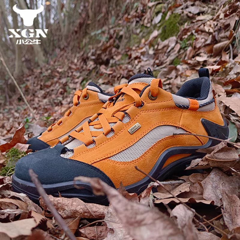 XGN Scarpe da trekking in pelle bovina Stivali da caccia impermeabili per eventi da uomo Stivali militari da combattimento tattici nel deserto da donna Scarpe da ginnastica da trekking