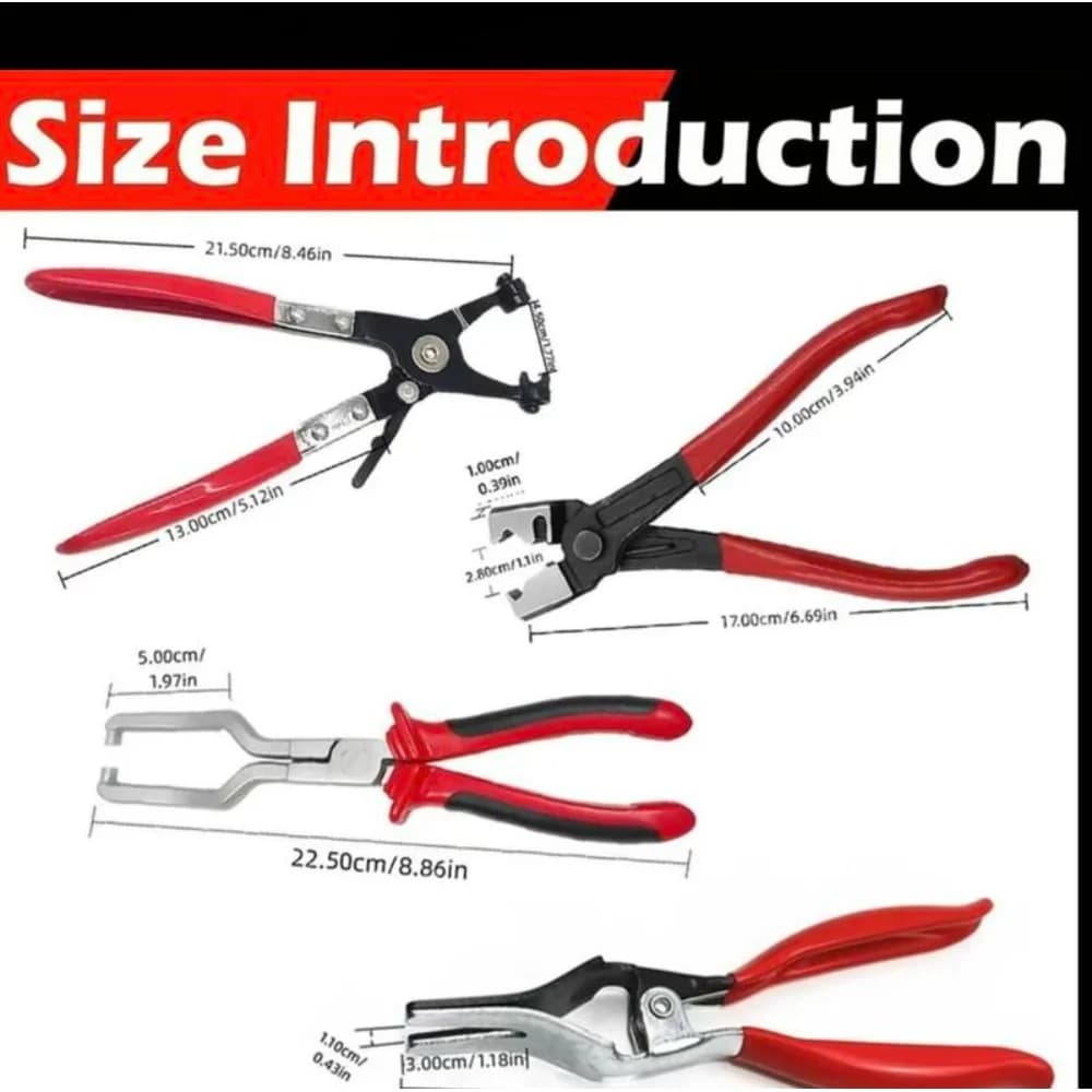 Kit di Attrezzi Professionali per Smontaggio Linee Carburante, Set Universale di Strumenti Manuali per Manutenzione e Riparazione Auto