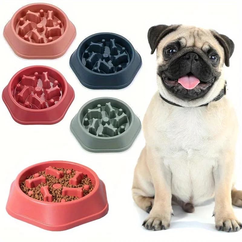 Ciotola per Cani Anti-ingozzamento, Ciotola per Alimentazione Lenta, Ciotola per Cani a Masticazione Lenta, Ciotola per Dieta Sana, Accessori per l'Alimentazione degli Animali Domestici