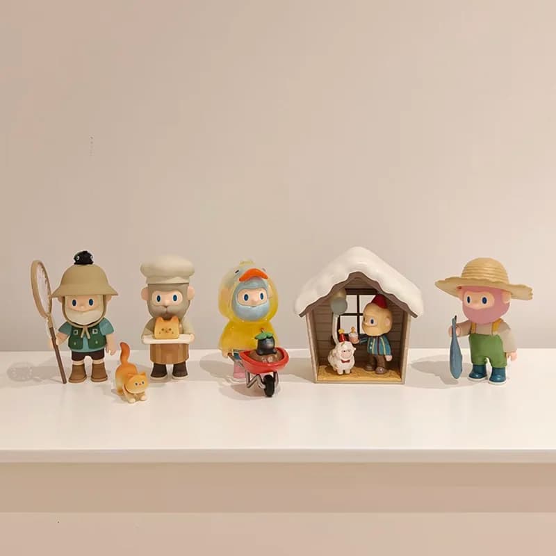 FINDING UNICORN FARMER BOB On The Farm For 13 Generations Series Blind Box Surprise Box Action Figure Originale Modello Cartone Animato