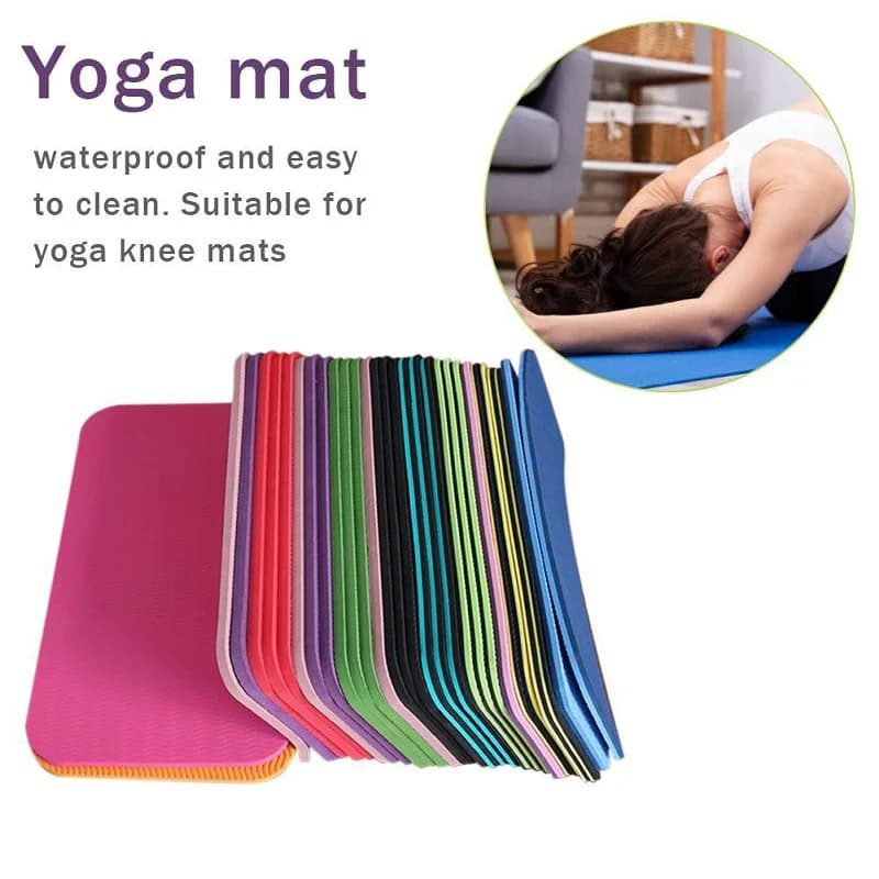 Cuscinetto per Ginocchia Yoga in TPE Morbido, Supporto Antiscivolo per Tappetino Yoga, 1 Pezzo, Portatile, Piccolo, per Gomiti, Pilates, Esercizi, Palestra, Fitness, Allenamento