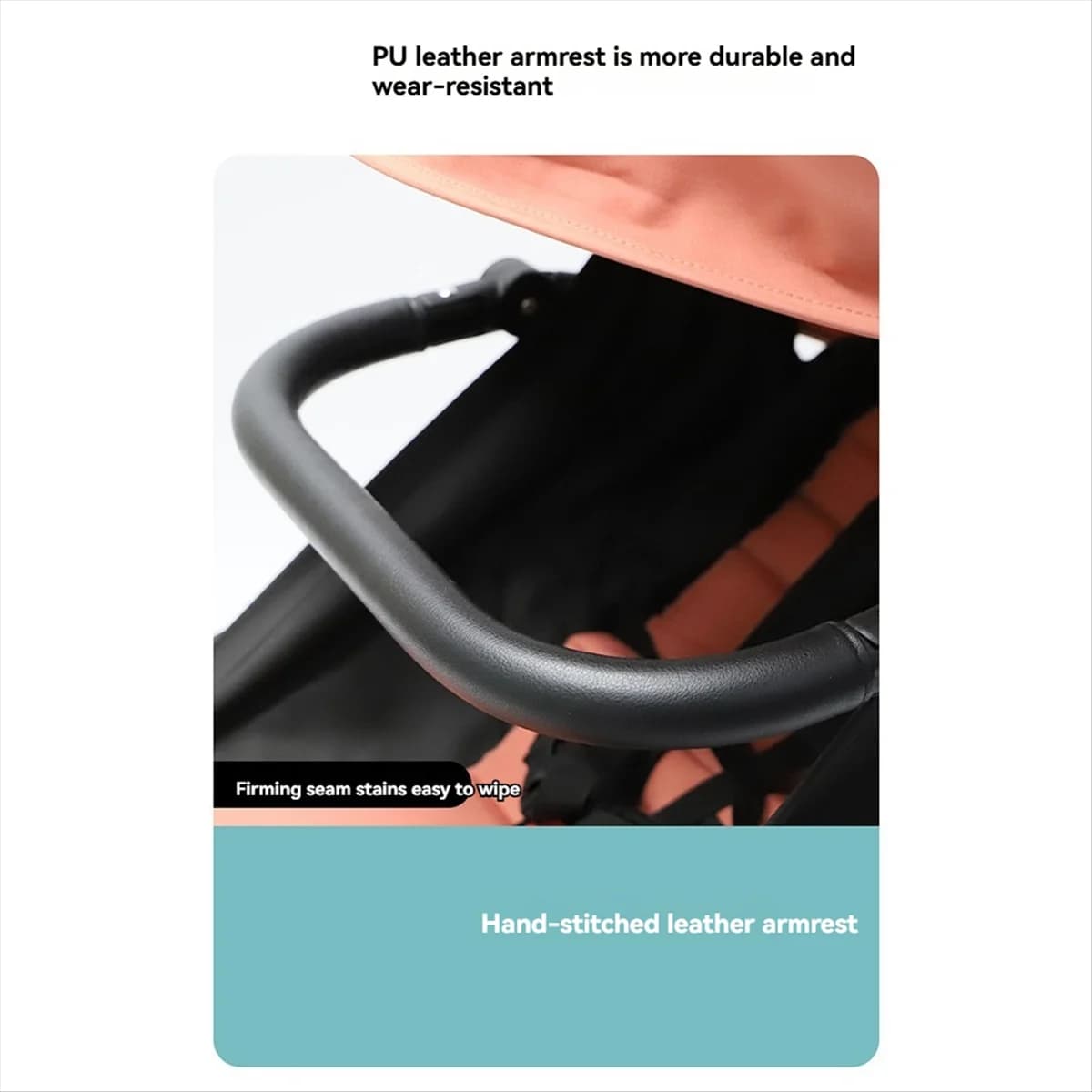 A62X Passeggino Barra paraurti Bracciolo Accessori per passeggino Manubrio regolabile per YOYO/YOYA Passeggino per bambini Bracciolo centrale