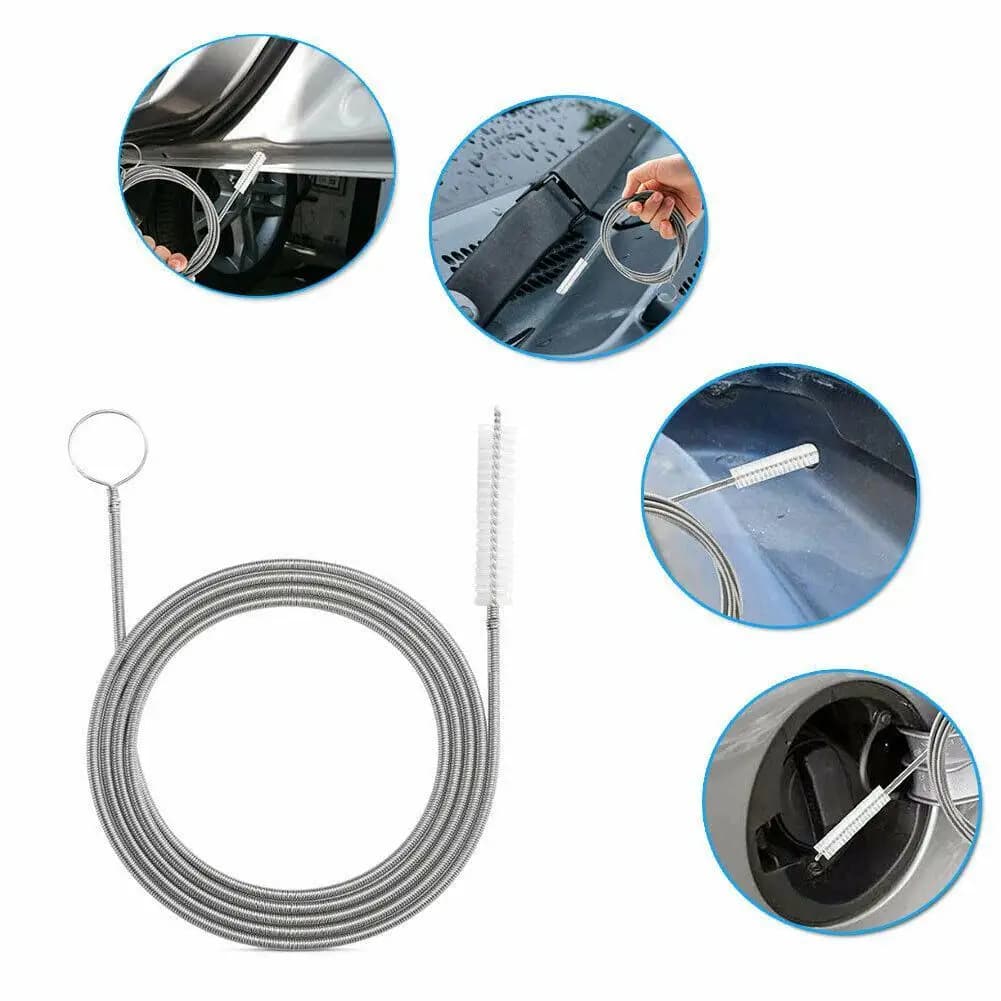 1PC foro di scarico per auto zoccolo draga spazzola per la pulizia strumento per VW Golf 5 6 7 Jetta MK5 MK6 MK7 CC Tiguan Passat B6 b7 Scirocco strumenti per auto