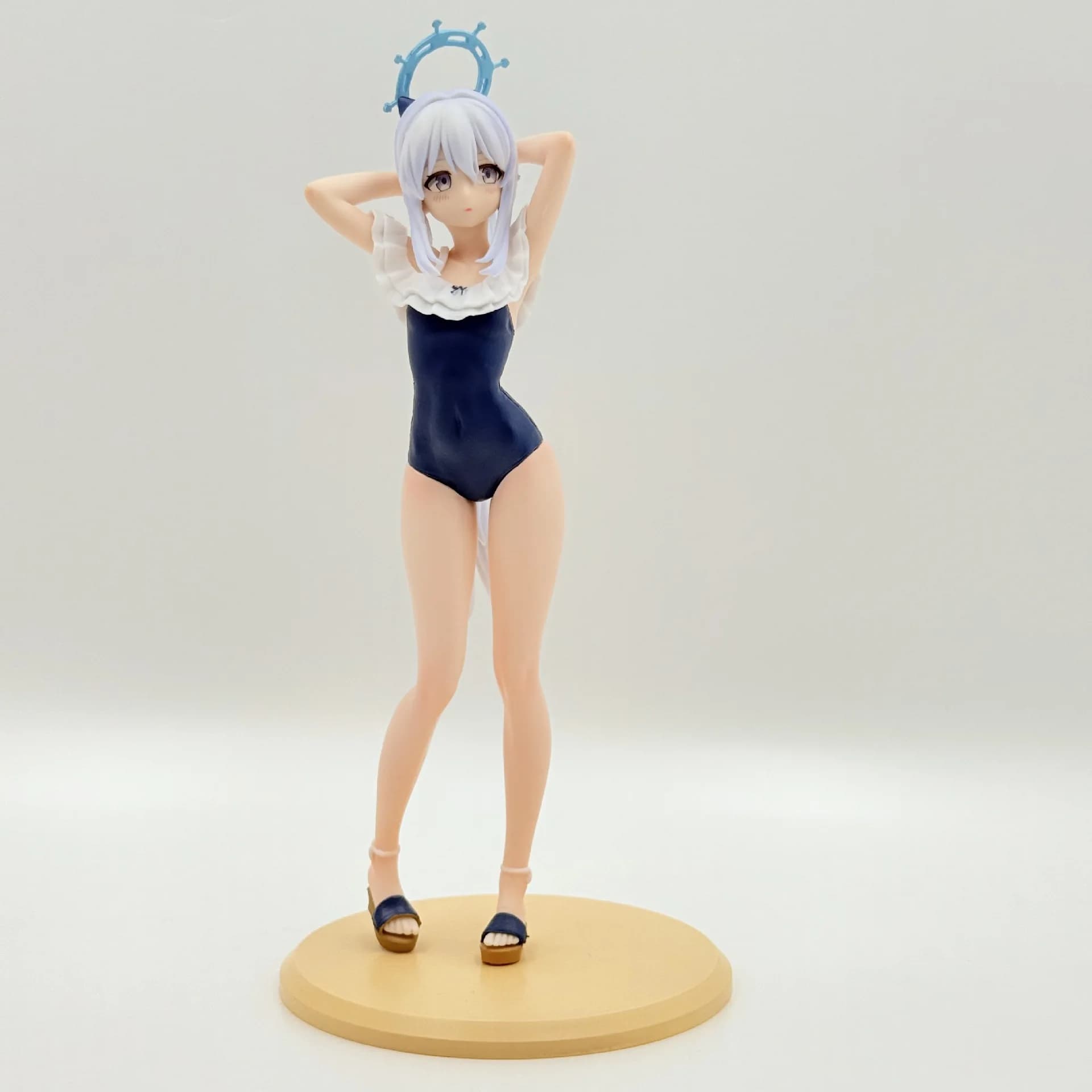 Miiikoooooo Costume da Bagno Ver. Statuetta Anime da 22cm, Modellino d'Azione in PVC, Statua da Collezione per Regalo di Compleanno