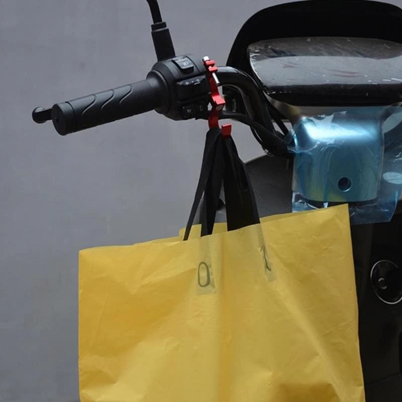 A2UC Gancio universale per Porta caschi per scooter in alluminio Gancio per borsa per bici elettrica Gancio per bici elettrica multiuso