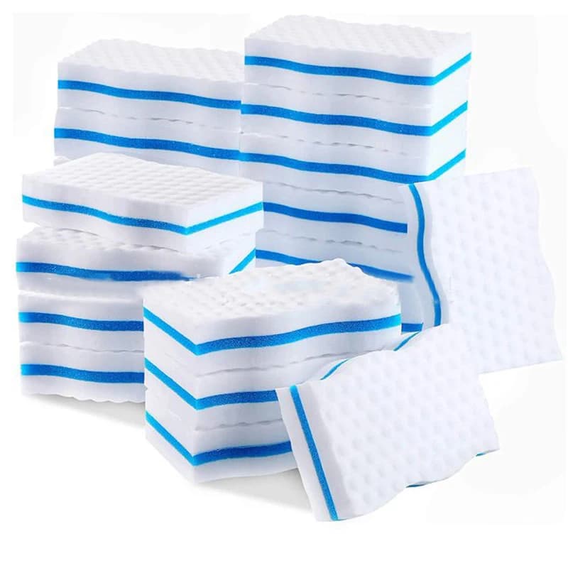 5PCS Melamine Sponge Compression Magic Sponges Kitchen Dishwashing Tools High Density Household Bathroom Cleaning Supplies