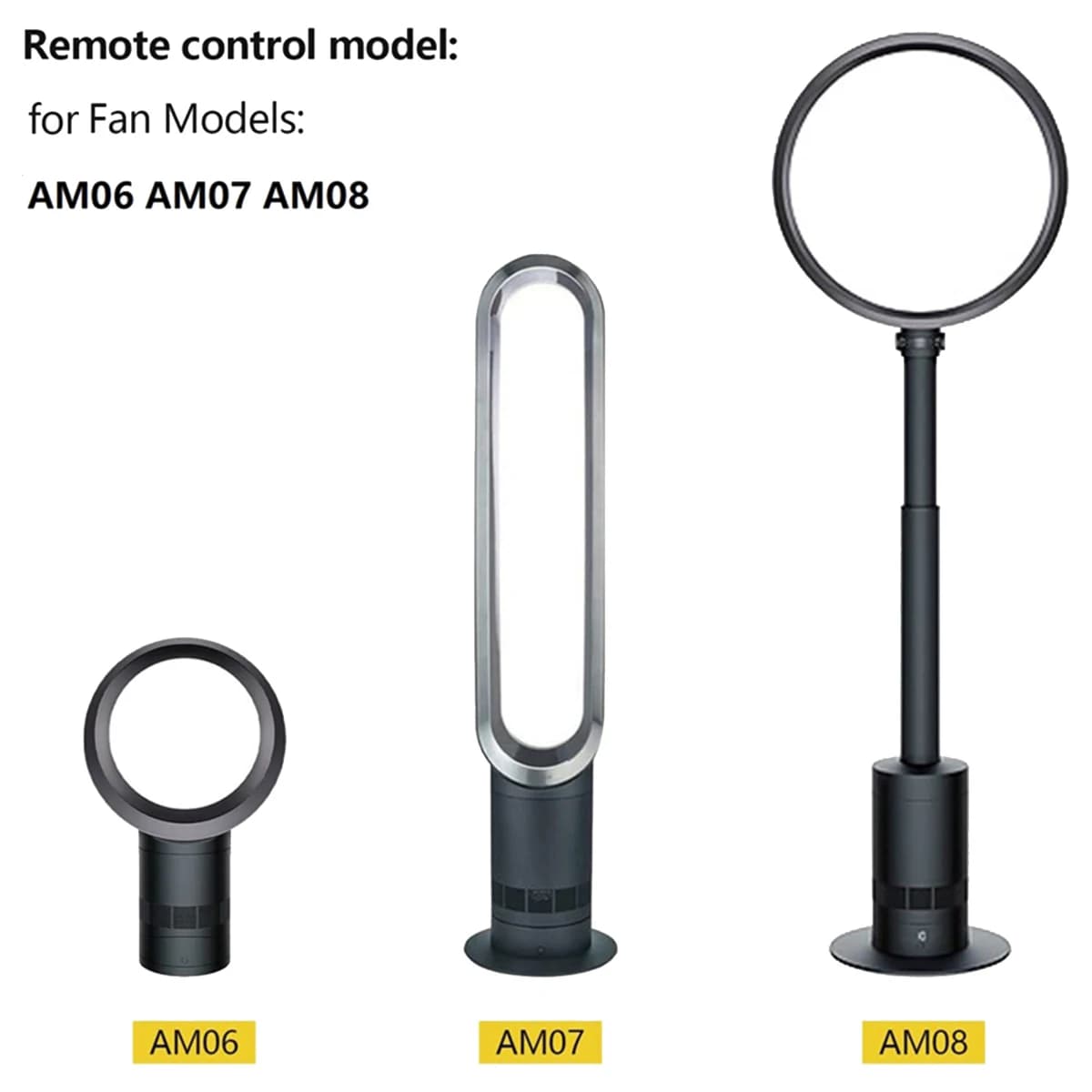 Telecomando sostitutivo per Dyson AM06 AM07 AM08 ventola di riscaldamento e raffreddamento umidificatore ventola purificatore d'aria