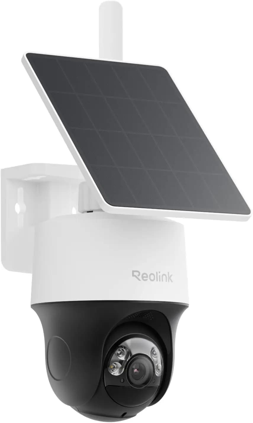 2K 4G LTE Cellular Security Camera, Wireless Solar-Powered Outdoor, Built-in Fixed SIM Card (Data Plan Required), 360° Pan-Tilt & Auto Tracking, Color Night Vision, Smart AI Detection