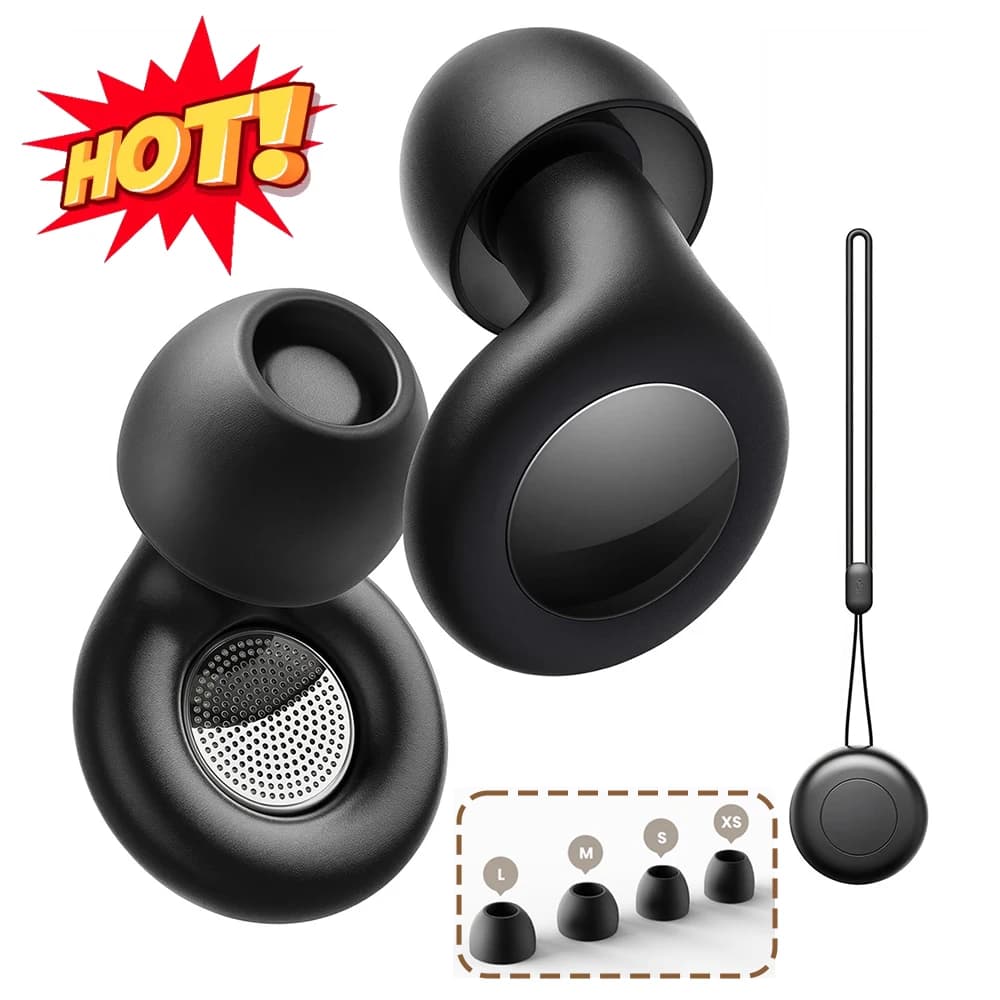 Silicone ear plugs for sleeping 25dB Hearing protection with noise cancellation Reusable earplugs for sleep focus Concerts Work Studio