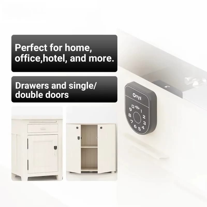 Safety Combination Electronic File Drawer Locks Controller Zigbee Gym Rfid Bluetooths Fingerprint Smart Hidden Rfid Cabinet Lock