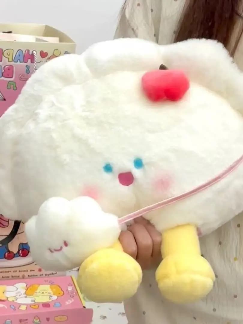 Peluche a forma di raviolo, bambola di peluche, regalo per il compleanno del fidanzato, morbida e coccolosa, imbottita in cotone PP