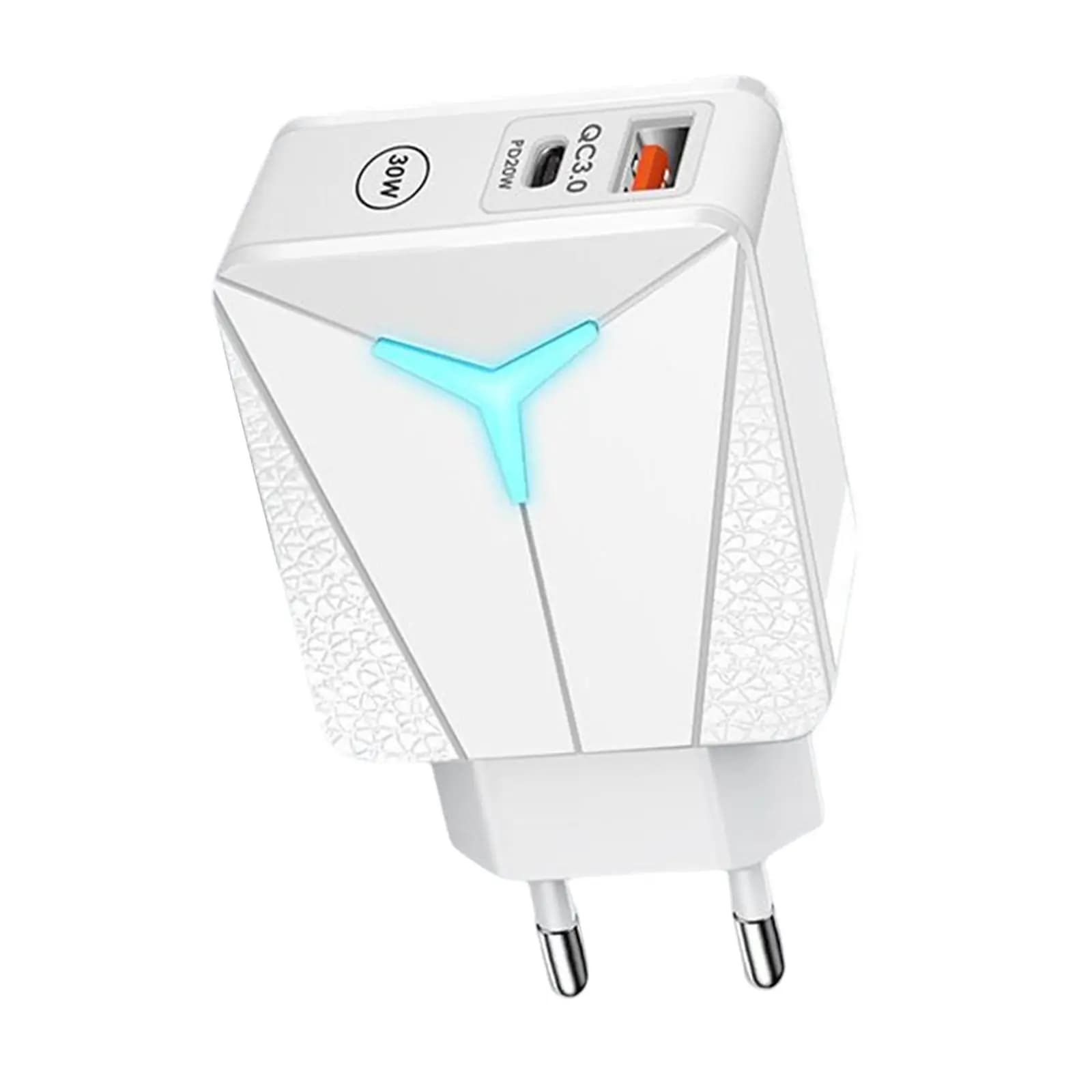 Spina per caricabatterie per telefono Convertitore USB compatto 5V / 4A 9V / 2.4A 12V / 1.8A Caricatore da muro per viaggi