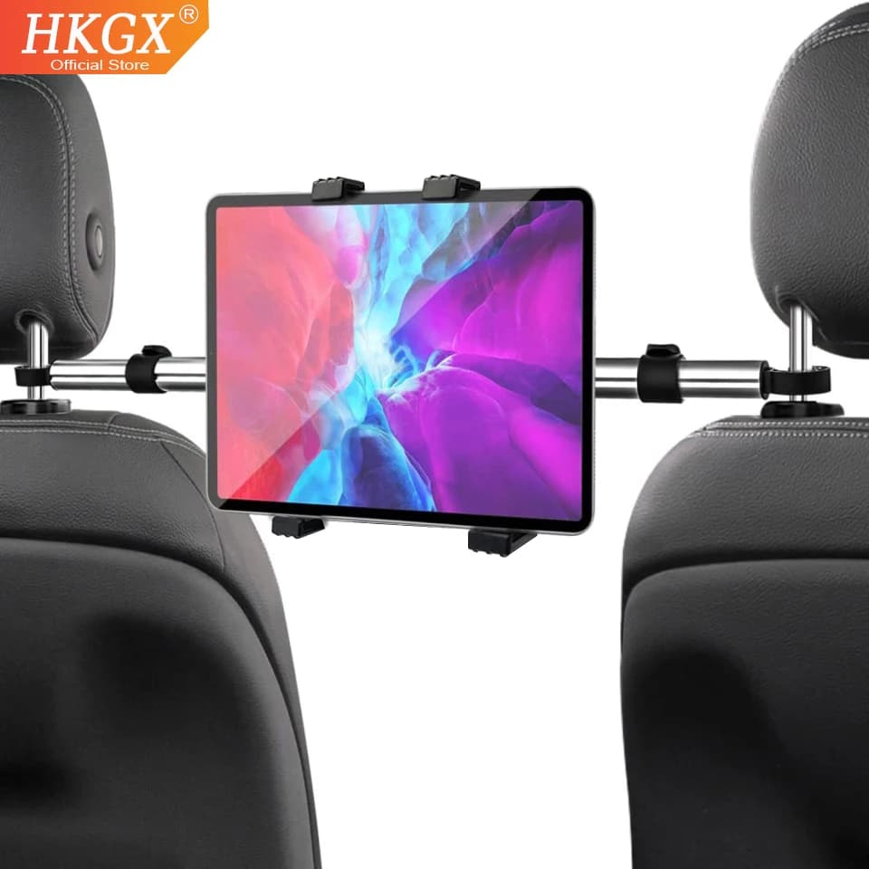 Supporto per tablet da 7-13 pollici in auto per iPad Pro 12.9 Supporto per auto Sedile posteriore Poggiatesta Morsetto per tablet per Samsung Galaxy Tab S7
