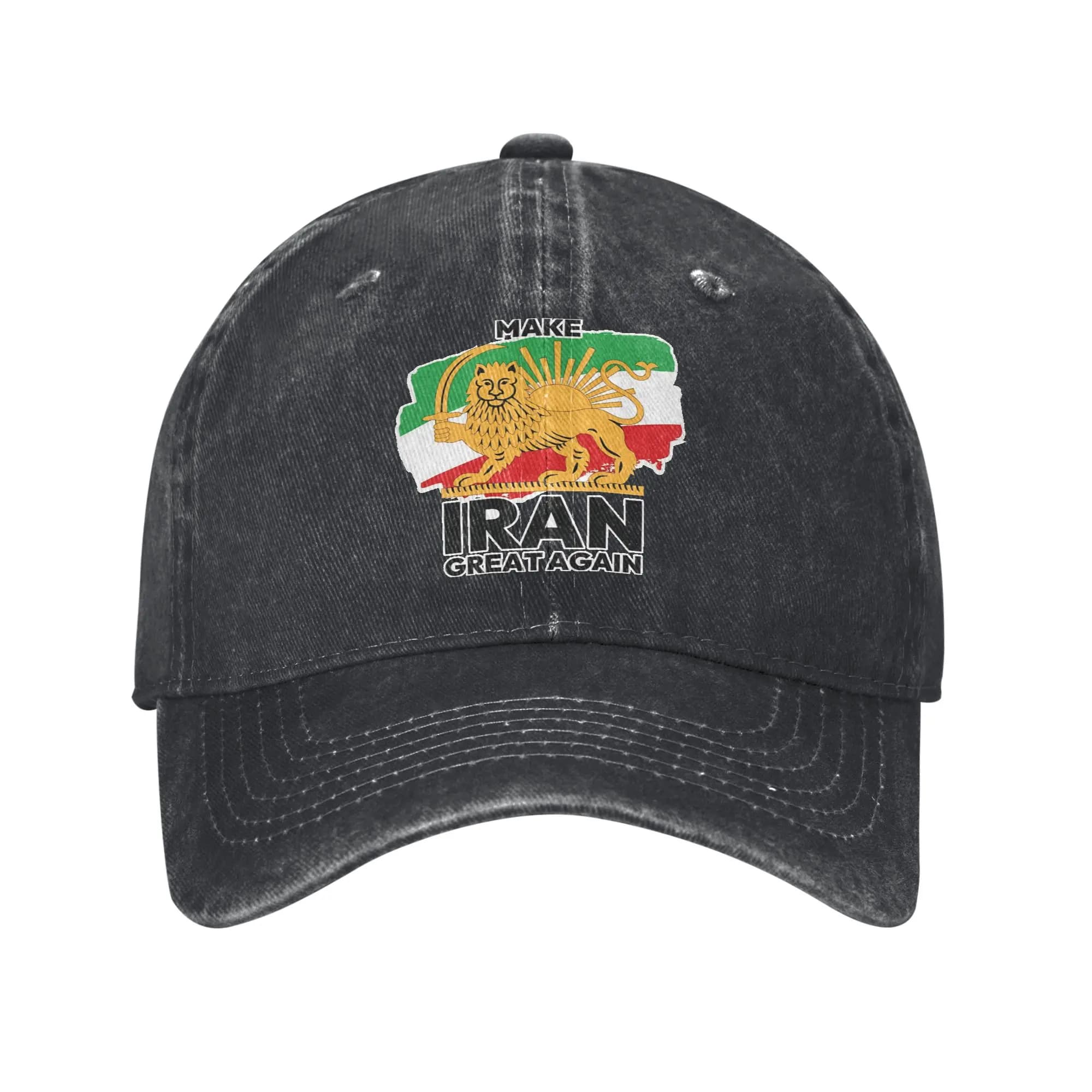 Cappellino da Baseball 'Make Iran Great Again' Stile Hip Hop Unisex per Adolescenti, Casual, per Caccia e Campeggio