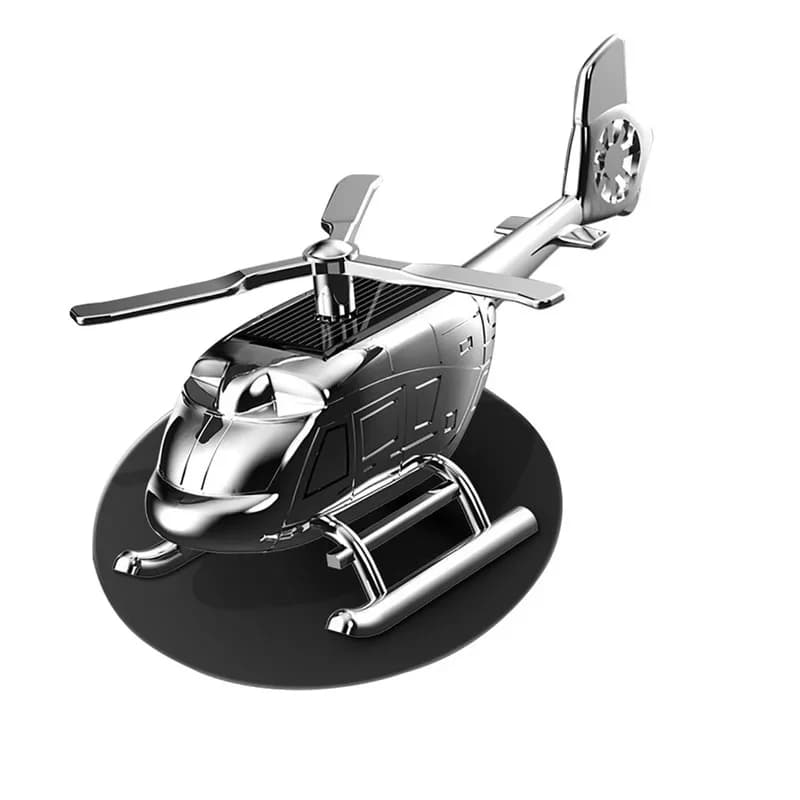 Car aromatherapy deodorant, air decoration, helicopter, gift, solar scent, perfume, vehicle dashboard ornament