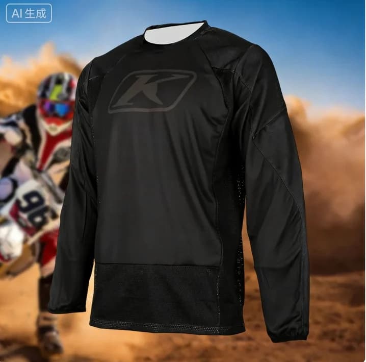 Maglietta Estiva a Maniche Lunghe per BMX DH MTB, Abbigliamento per Biciclette, Maglie Retro KLTM per Motocross, Abbigliamento per Ciclismo e Mountain Bike