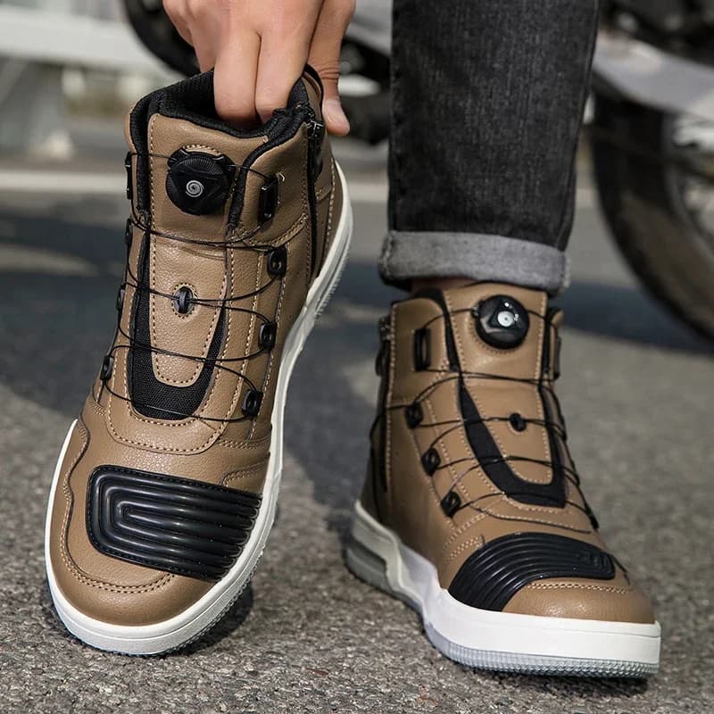 Nuovi stivali da moto estivi Uomo Donna Cavaliere Outdoor Equitazione Scarpe da ginnastica primaverili antiscivolo Scarpe da bicicletta Mountain Racing Road Speed