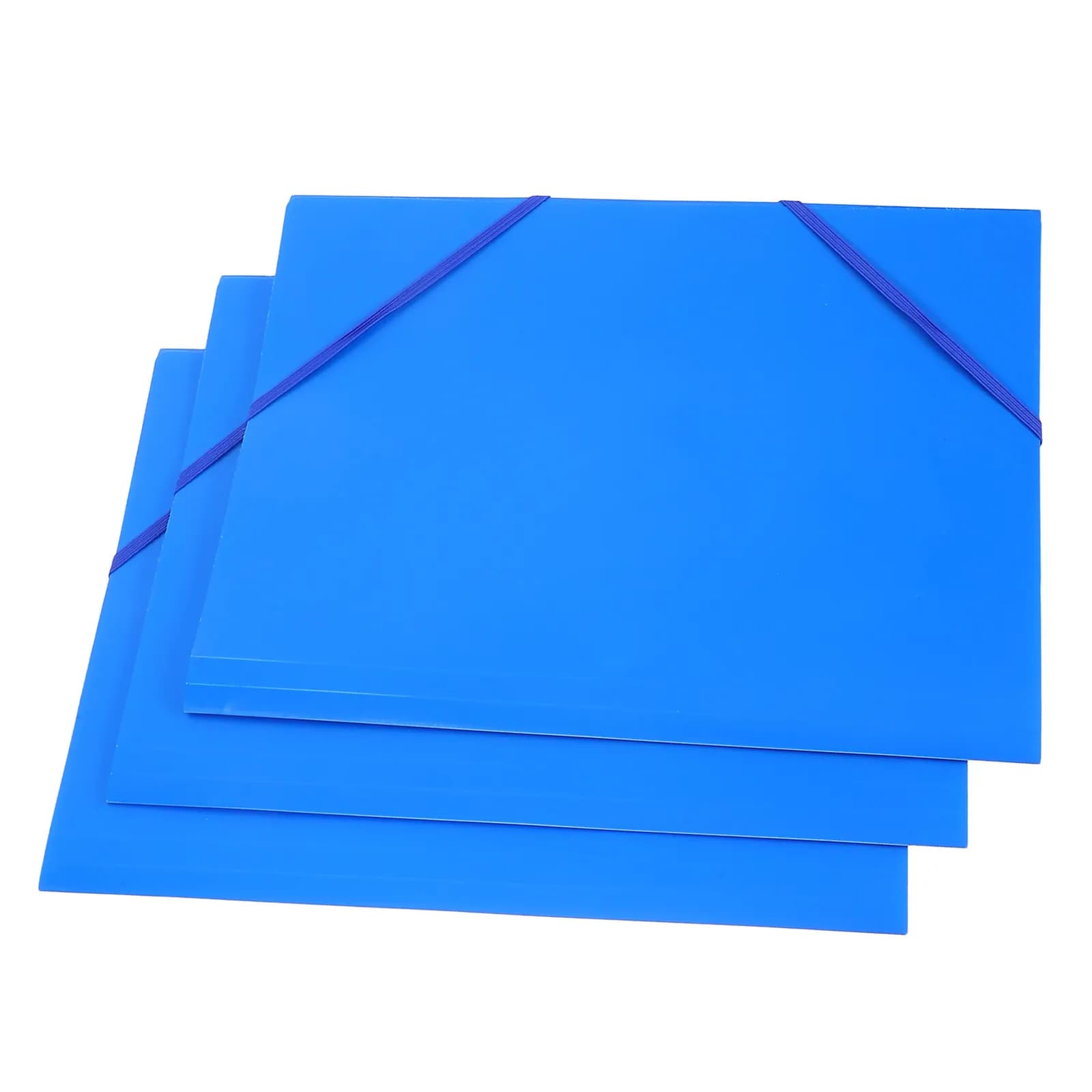 Organizzatore di documenti multifunzionale da 3 pezzi, formato A4, pieghevole, portatile, con cinturino elastico per documenti, ricevute, archiviazione, ufficio