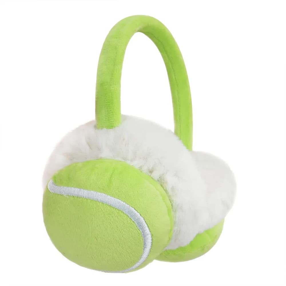 Paraorecchie a Forma di Palla per Bambini, Caldi per Baseball, Pallavolo, Tennis, Rugby, Protezioni per Orecchie Invernali Cartoon per Esterni