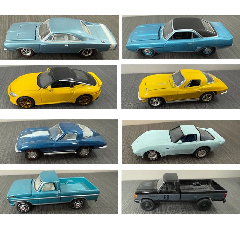 Bulk car model 1:64 AW/M2/Greenlight/Johnny alloy car model collection ornaments Each car model has different flaws