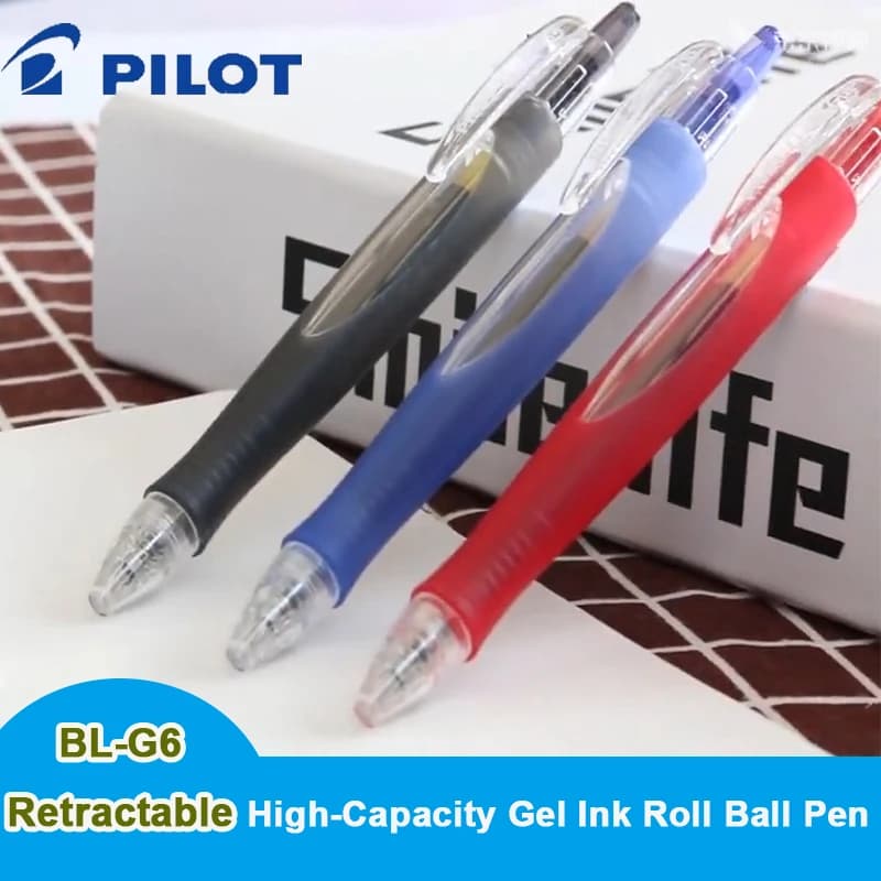 PILOT Chubby Gel Pen G6 Comfort, Penna Gel Riutilizzabile a Inchiostro Colorato ad Asciugatura Rapida, Senza Affaticamento, per Uso Prolungato, Accessori per Ufficio, Studenti e Scuola