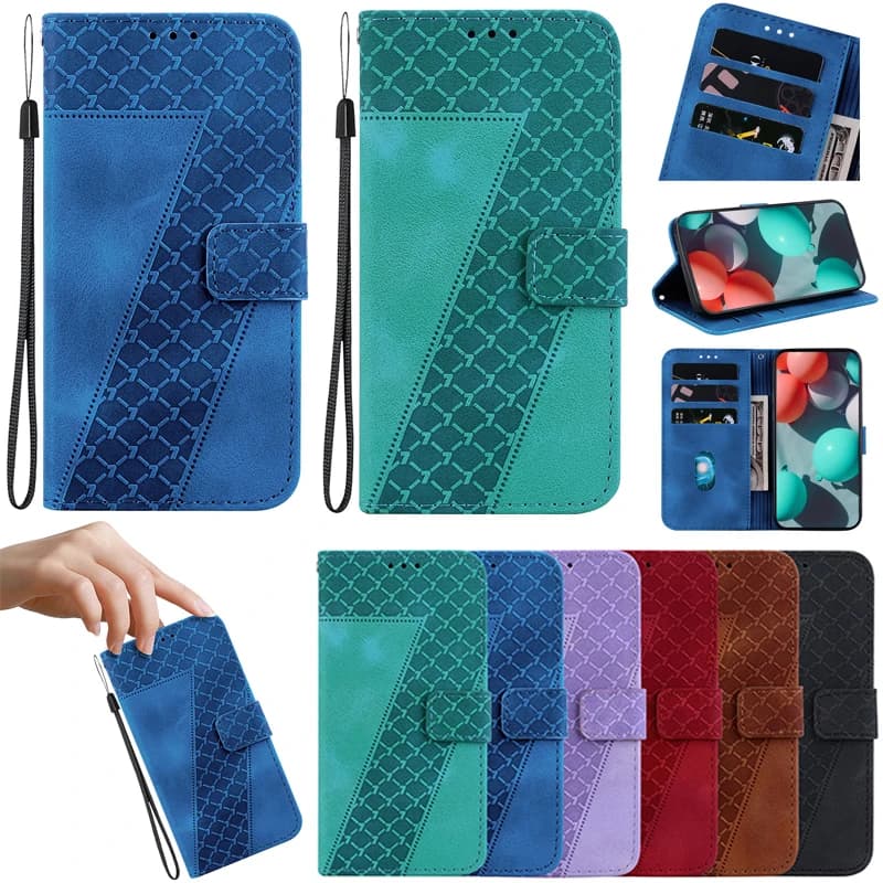 Custodia in pelle per Samsung Galaxy S10 Lite S20 S10 s9 S8 Plus S10e S7 EDGES20 Ultra S6 Portafoglio con cordino