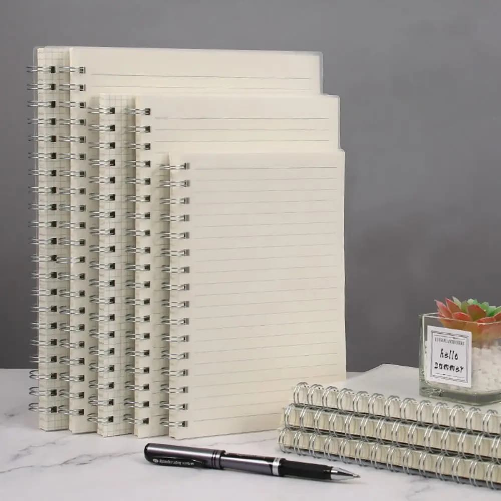 High Quality A4/A5/A6/B5 Coil Notebook Grids/Blank/Horizontal Line Flip Over Design Sketchbook Diary Book Students Gift