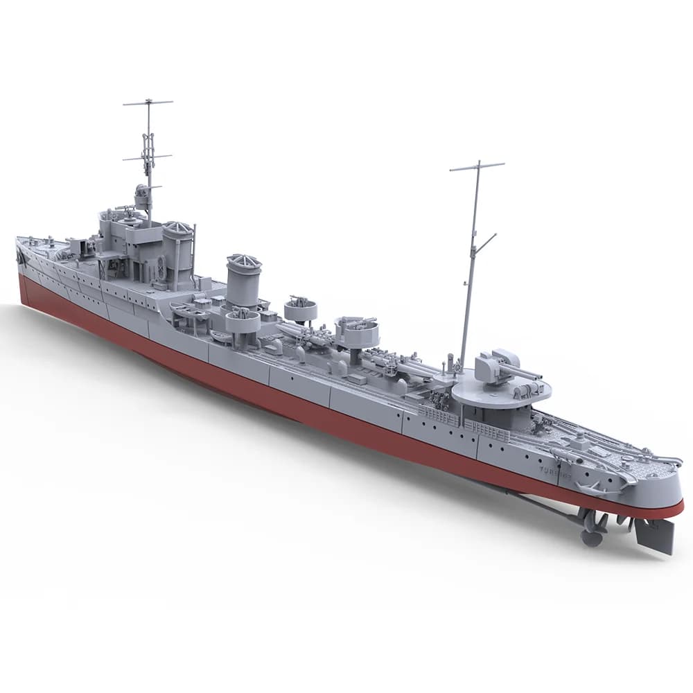 SSC732 MRY-SFW 1/350 1/700 1/200 Cacciatorpediniere Italiano Classe Turbine 1927 Full Hull - Kit Modello Militare