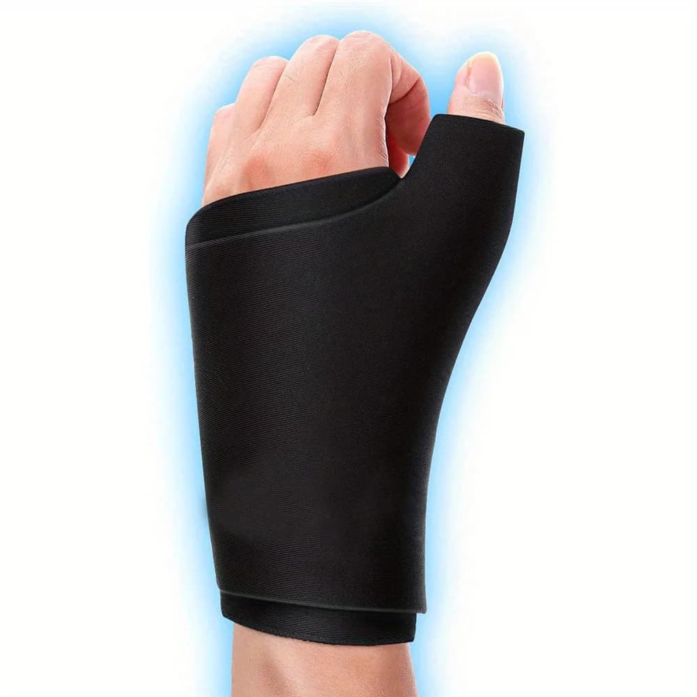 Impacco di Gel Solido per Polso, Mano e Pollice, Guanto Compressivo Riutilizzabile per Terapia Caldo/Freddo