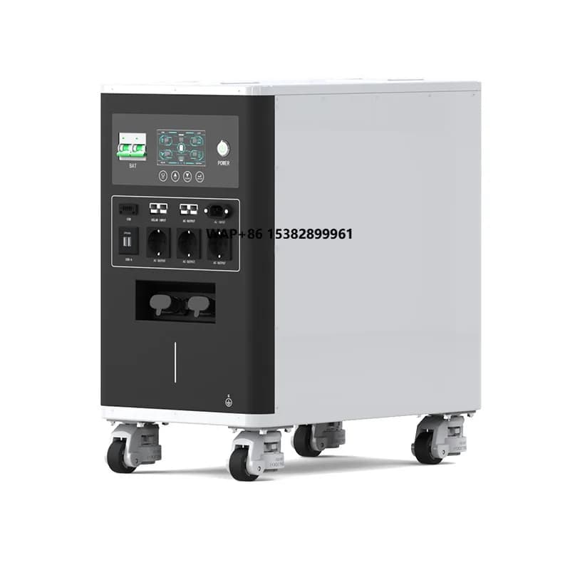 Stazione di Accumulo Energetico Portatile da 6,6kWh con Inverter da 6000W e Pannelli Solari al Litio per Uso Automobilistico