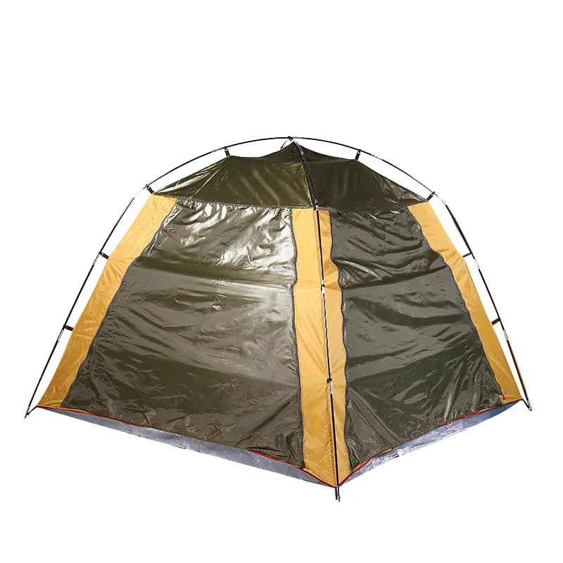 3-4 Person Camping Tent with Mesh Screen, Sun Shade Ventilation Fishing Tent