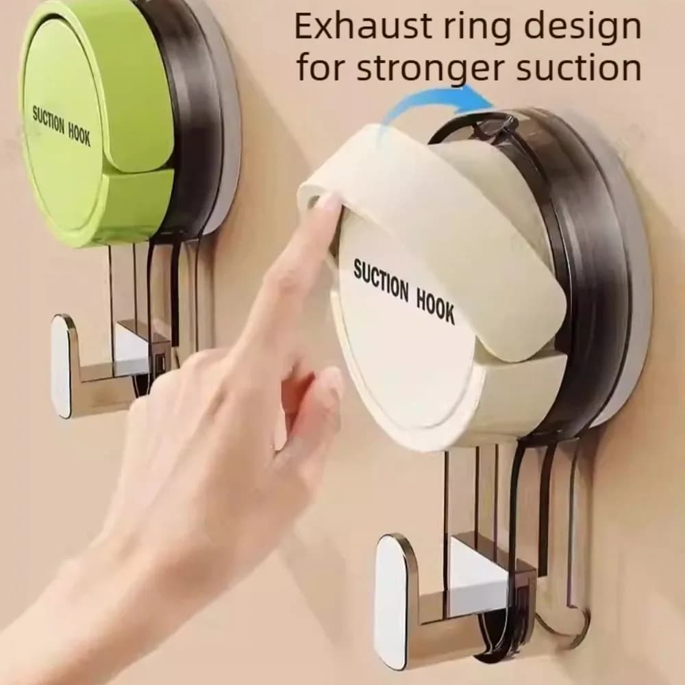 1/3 Pezzi Ganci a ventosa senza foratura, Ganci da parete per bagno, cucina, camera da letto, riutilizzabili, per asciugamani e vestiti, organizer domestico