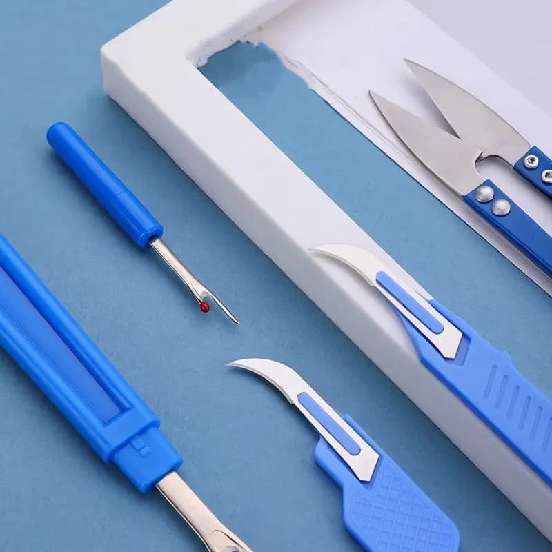 5pcs Sewing Seam Ripper set Stitch Thread Unpicker with Scissor tools DIY Stitch Thread Remover Cutter for Sewing Needlework