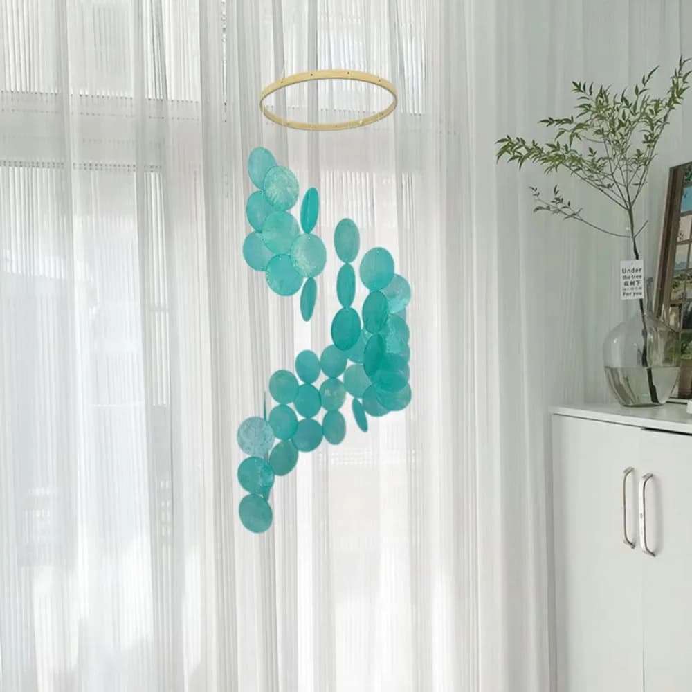 Ornament Natural Shell Shell Wind Chime Home Decoration Special Gifts Dream Catcher Hanging Pendant Garden Wind Chimes Yard