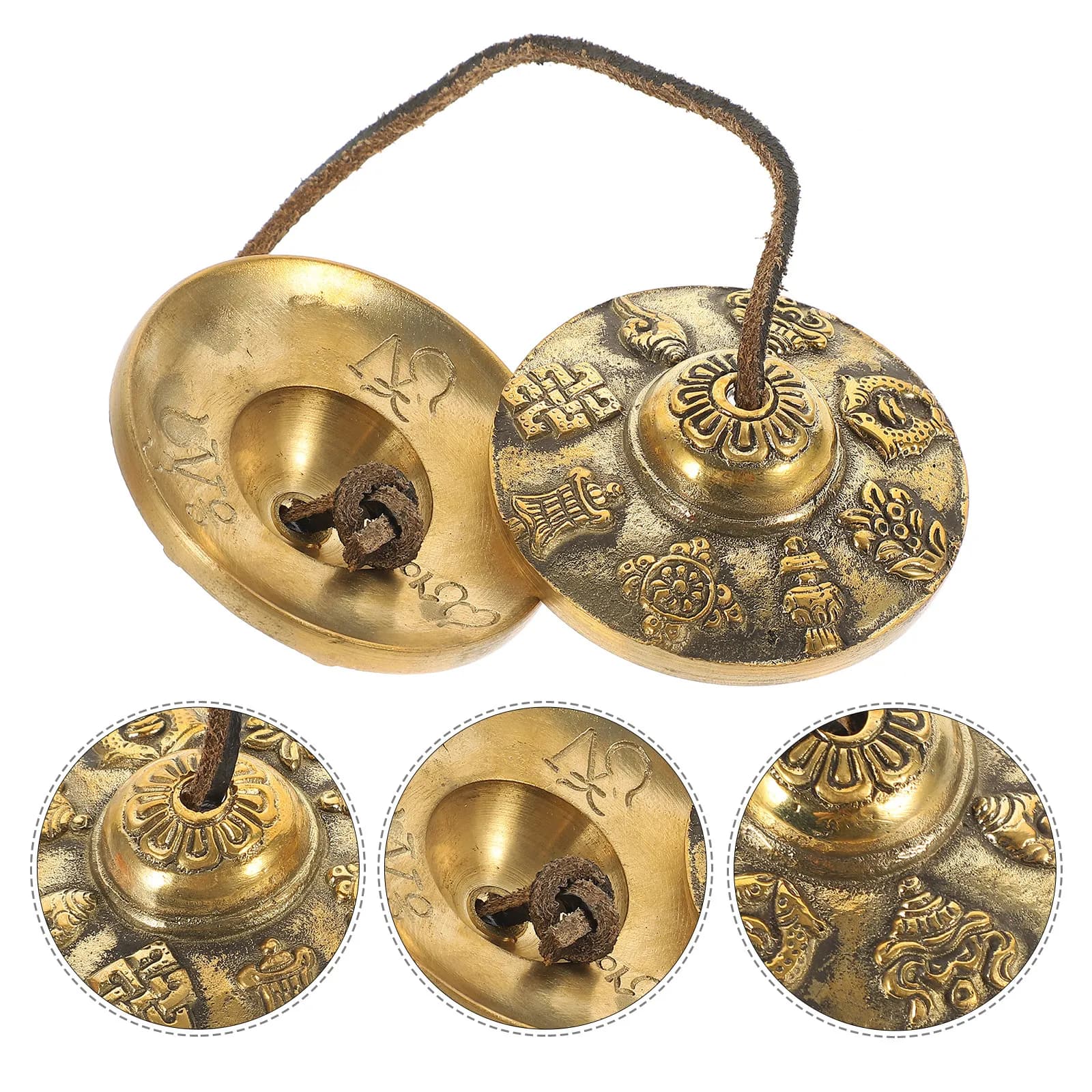 Tibetan Bells Cymbals Thick Tone Meditation Yoga Relaxation Hand Percussion Instruments Percussion Instrument