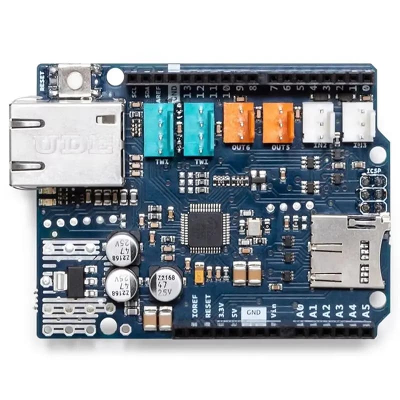 CJSD-A000024 Per Arduino Ethernet Shield A000024 W5500 Scheda di Sviluppo Importata dall'Italia