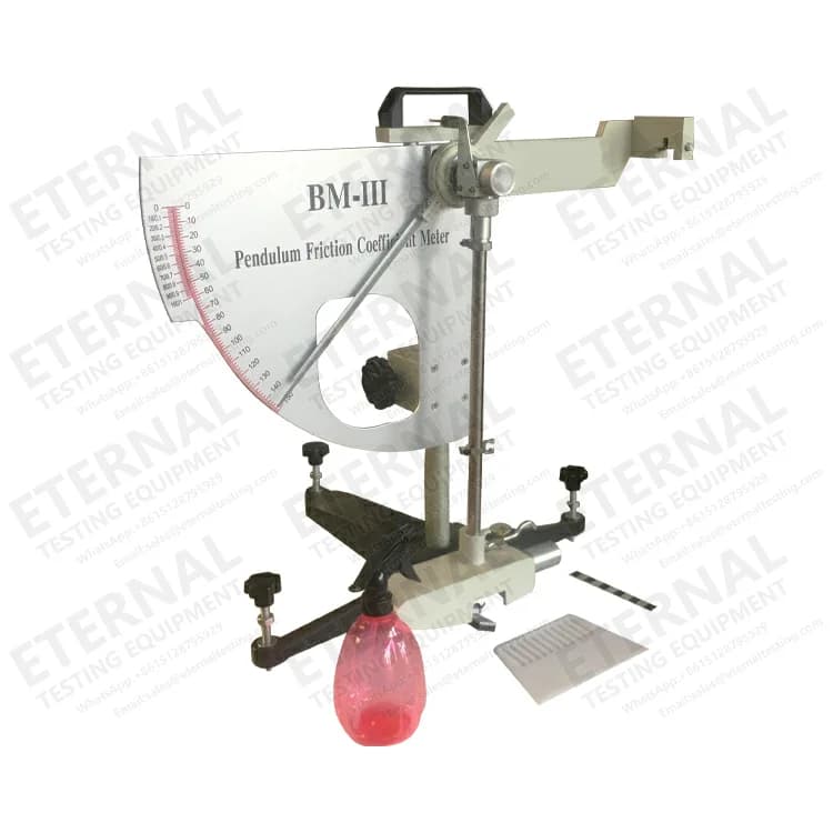 Tester portatile di potenza idraulica e resistenza allo scivolamento BM-III con funzione di peso a pendolo