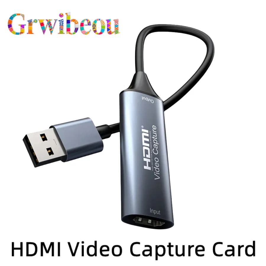 NUOVA scheda di acquisizione video HDMI 4K 30Hz HDMI a USB 3.0 USB 2.0 USB-C Video Grabber Box per MacBook PC Gioco PS4 Registrazione fotocamera DVD