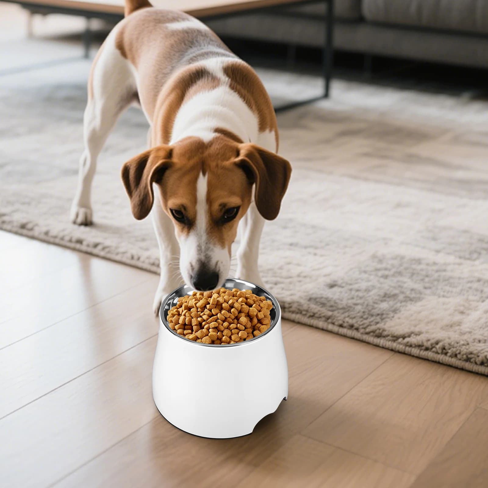 Ciotola per Cibo e Acqua per Cani in Acciaio Inossidabile, Facile da Pulire, Lavabile in Lavastoviglie, Antiscivolo, per Cani, Gatti, Cuccioli e Conigli