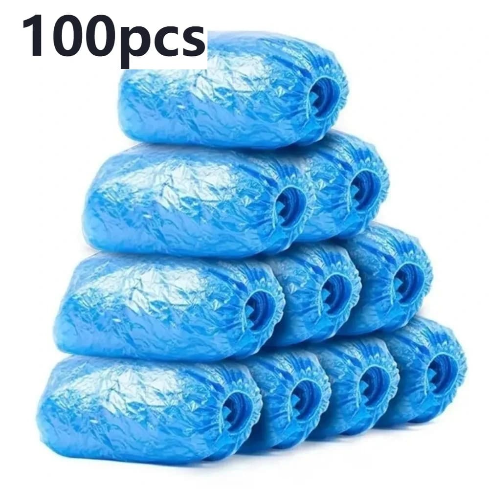 100 waterproof disposable shoe covers, PE padded shoes for interior