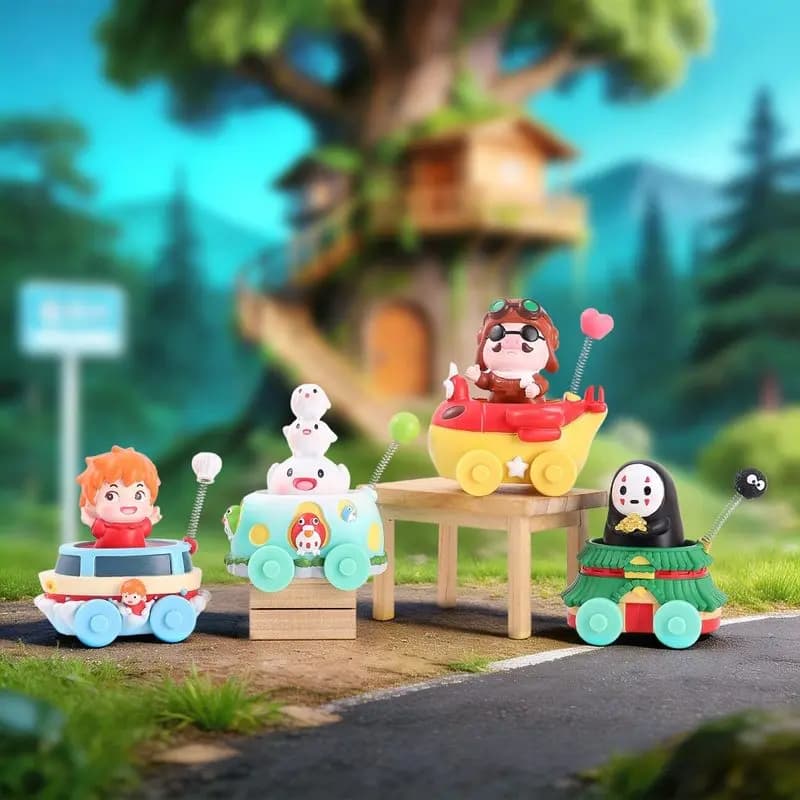 Hayao Miyazaki Anime Forest Fantasy Journey Blind Box - Statuetta Classica da Collezione, Souvenir, Giocattolo, Regalo, Ornamenti per Auto e Scrivania