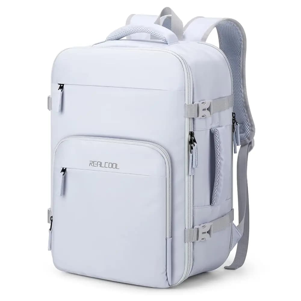 Zaino da Viaggio per Donne e Uomini - Regalo per Viaggiatori, Studenti e Professionisti, Zaino per Laptop da 15,6 Pollici, Approvato TSA per il Volo