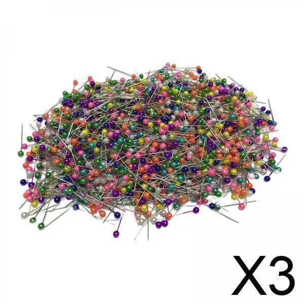 Spilli da Cucito Dritti con Testa a Sfera in Acciaio Inossidabile per Patchwork, Quilting, Fai da Te, Marcatori per Abbigliamento, Accessorio per Sartoria