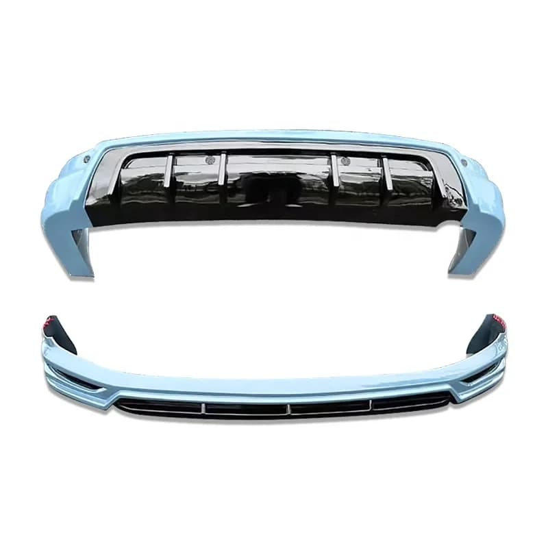 Front Bumper Lip for for L9 2022-2024 Car Body Kits 2 Sections Style Side Skirts Rear Diffuser Lip Exterior Parts