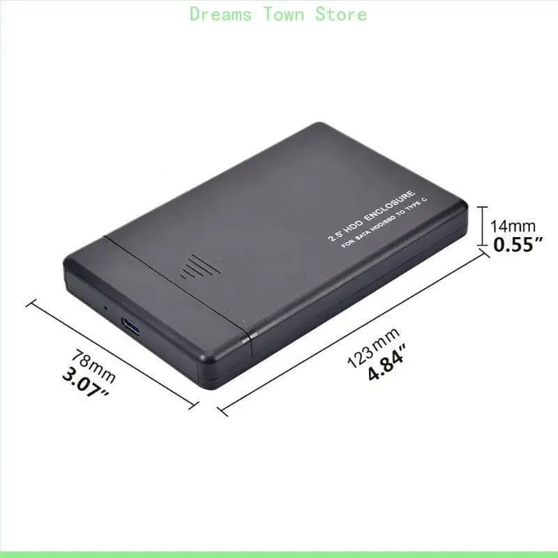 Accendio disco rigido tipo C tipo C HX6A per stoccaggio da 2,5 "USB 2,0 SSD HDD esterno