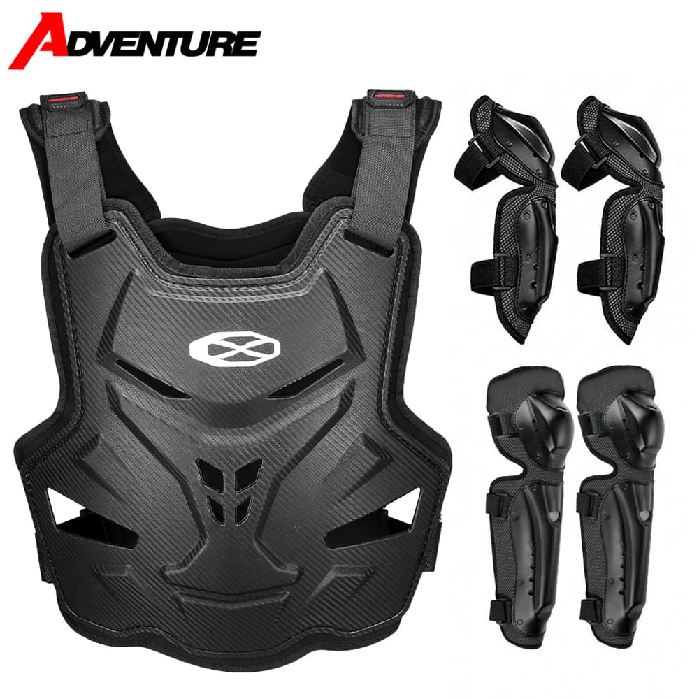 Motorcycle Armor Vest Riding Body Armor Vest Anti-collision Motocross Protective Vest Off-road Dirt Bike Racing Protection Vest