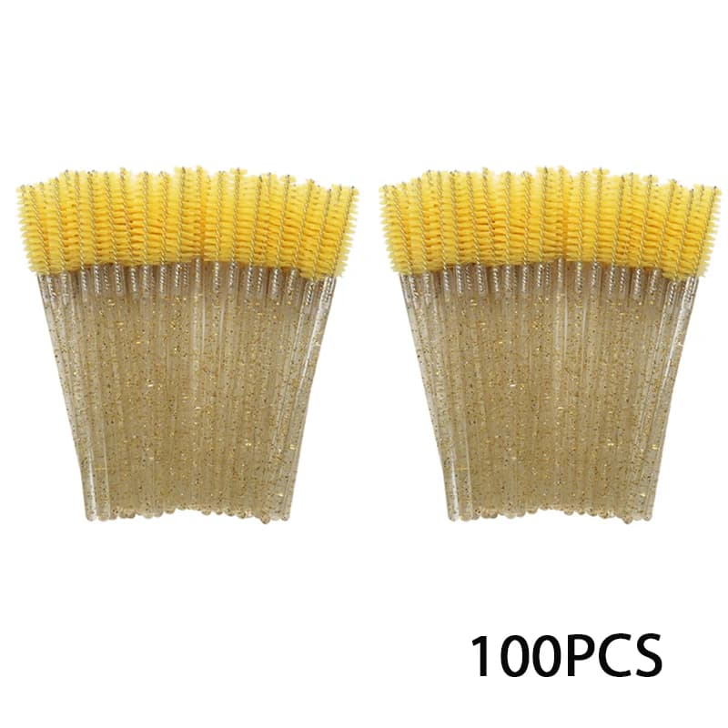 100Pcs Applicator Spoolers Brush Lashes Extension Eyelash Extension Brushes Eyebrow Mascara Wands Cosmetic Set Makeup Tools