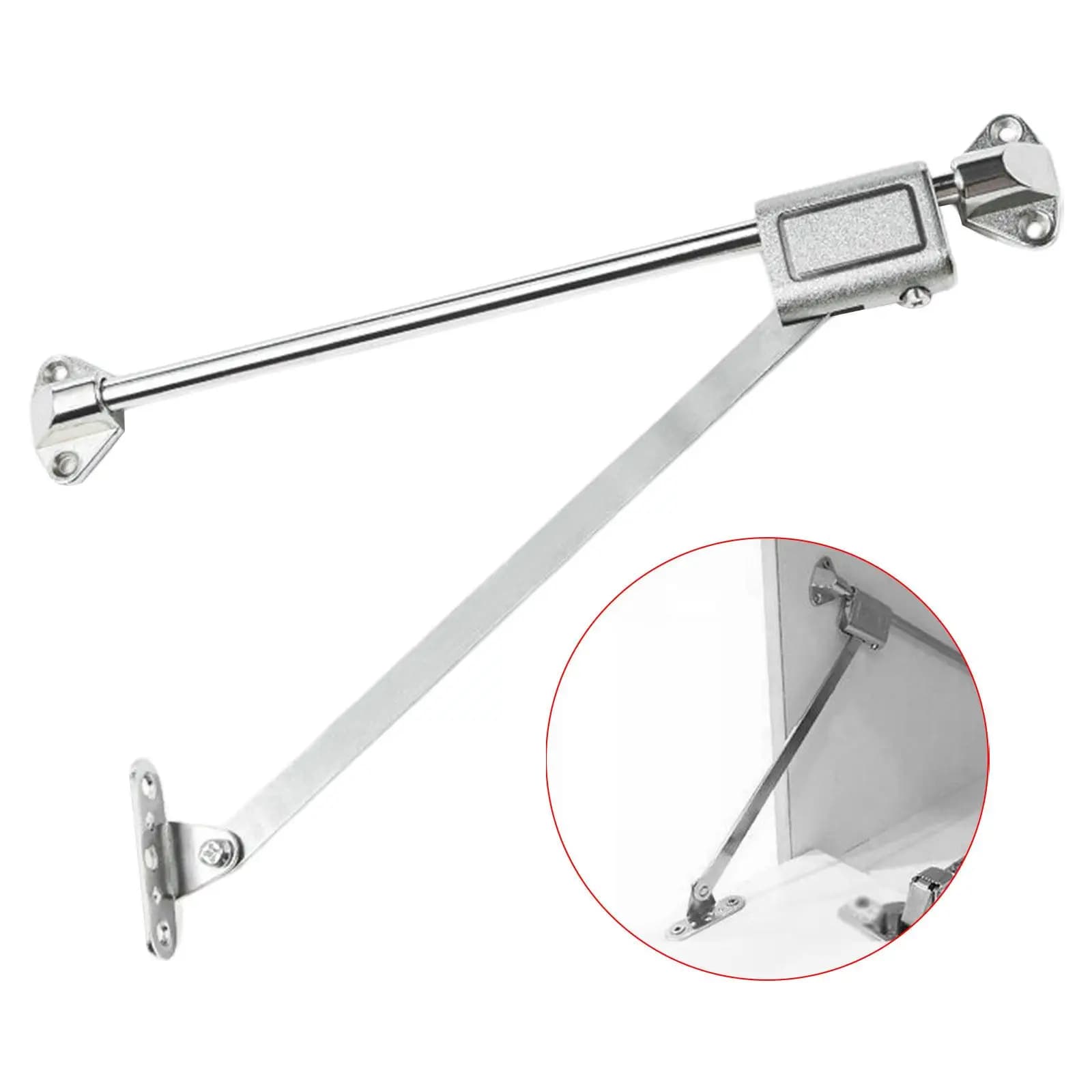 1 pz. Porta ribaltabile per armadio. Stay Hardware. Installa facilmente la cerniera del patta della porta dell'armadio. Accessorio per porta dell'armadio resistente all'usura