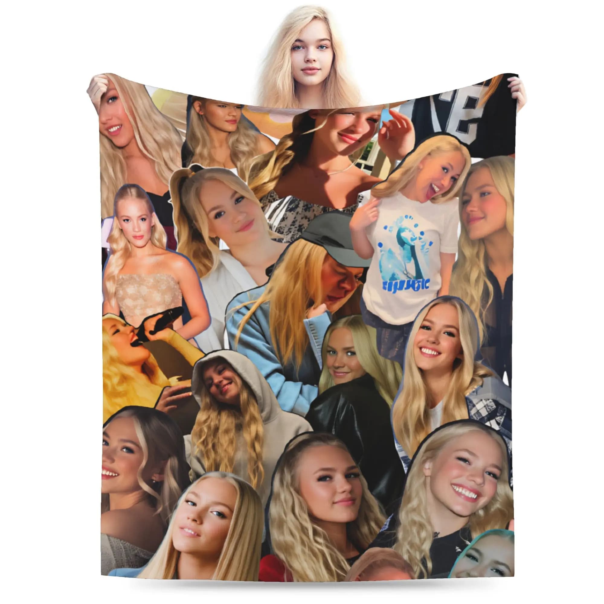 Freya Skye British Singer Actress Flannel Blanket Winter Soft Throw Blanket for Child Couch Bed Funny Bedspread Sofa Bed Cover