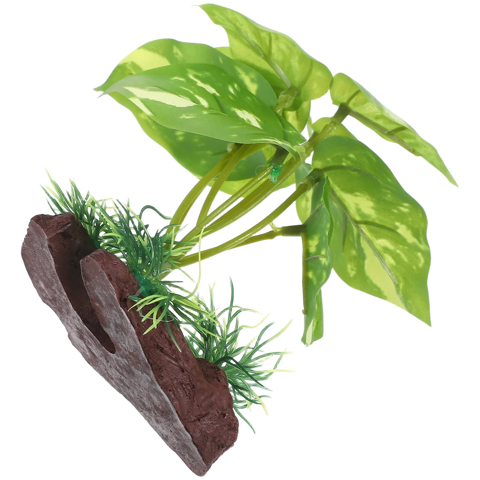 Realistic Aquatic Grass Ornament, Fin Plastic Plants for Aquarium, Decorations for Small Aquariums, Artificial Decorations for Fish Tanks